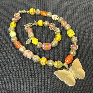 Lily Pulitzer necklace and bracelet